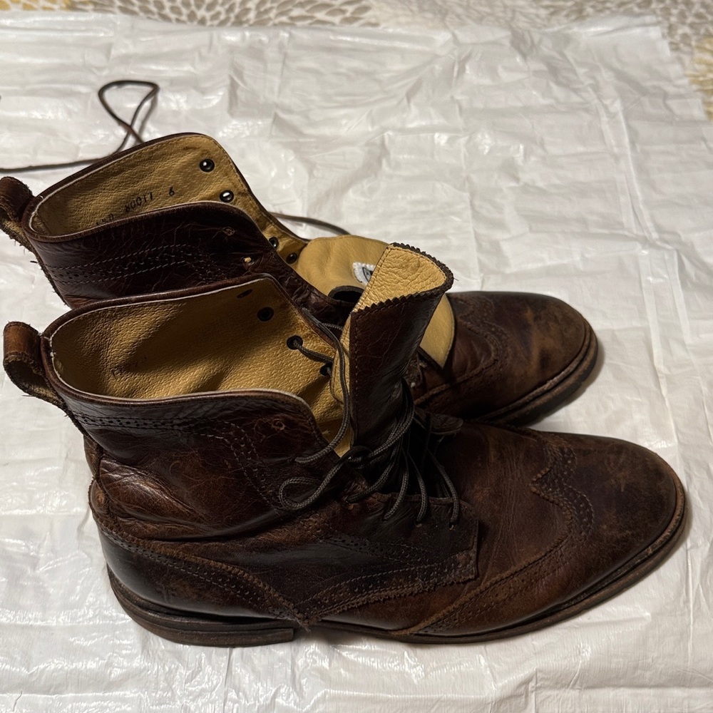 Frye Men's Brown Leather Boots